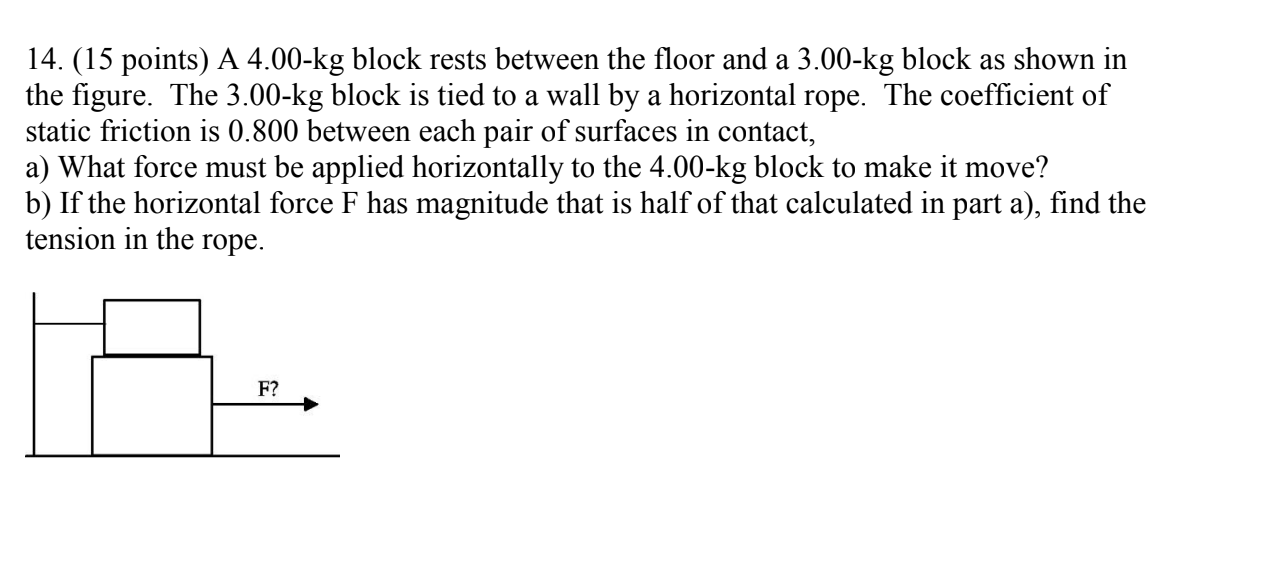 1 4 . ( 1 5 points ) A \ ( 4 . 0 0 - \ mathrm {