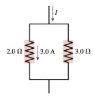 Part of a circuit is shown in the figure. What is