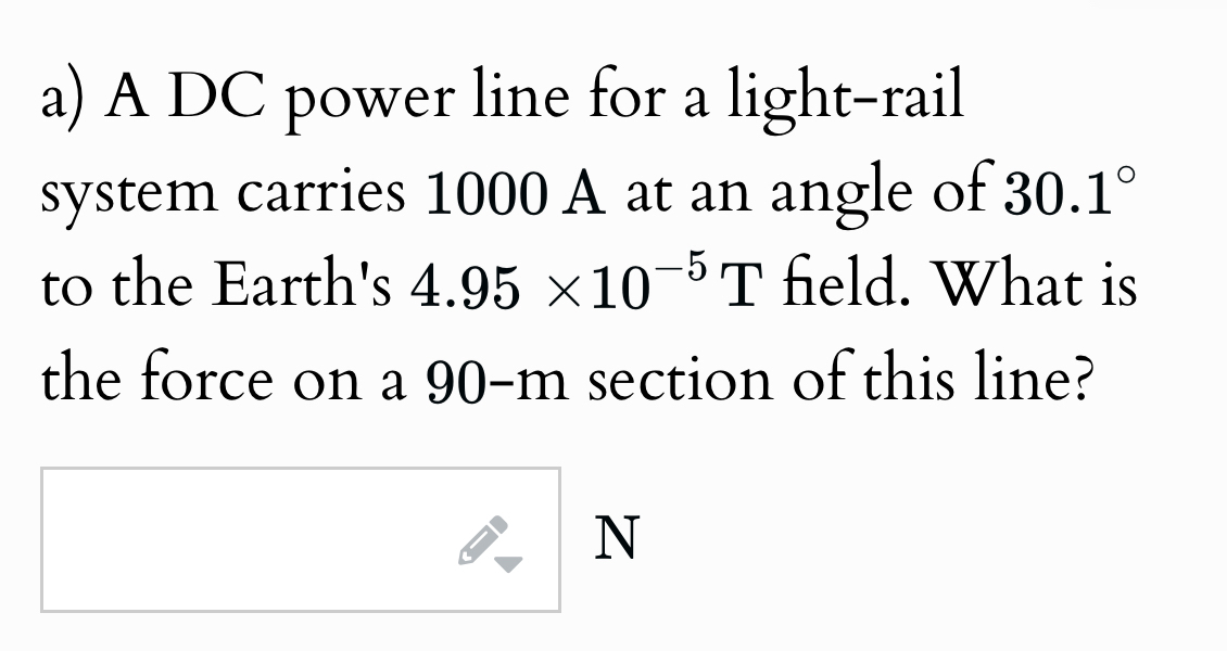 a ) A DC power line for a light - rail system