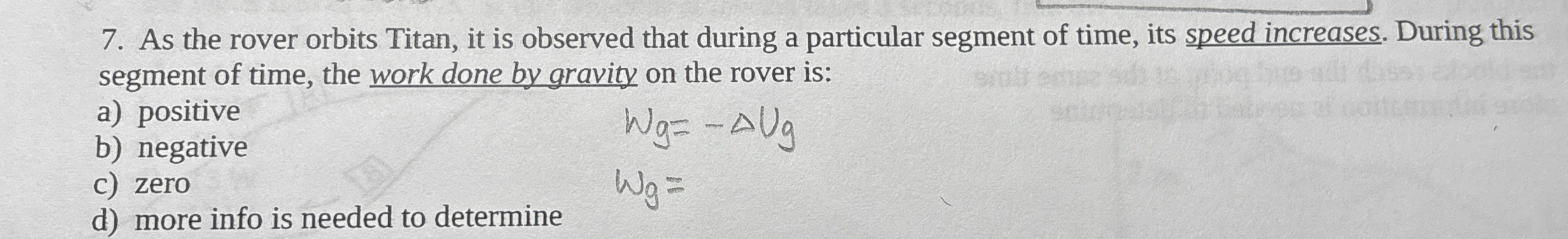 As the rover orbits Titan, it is observed that