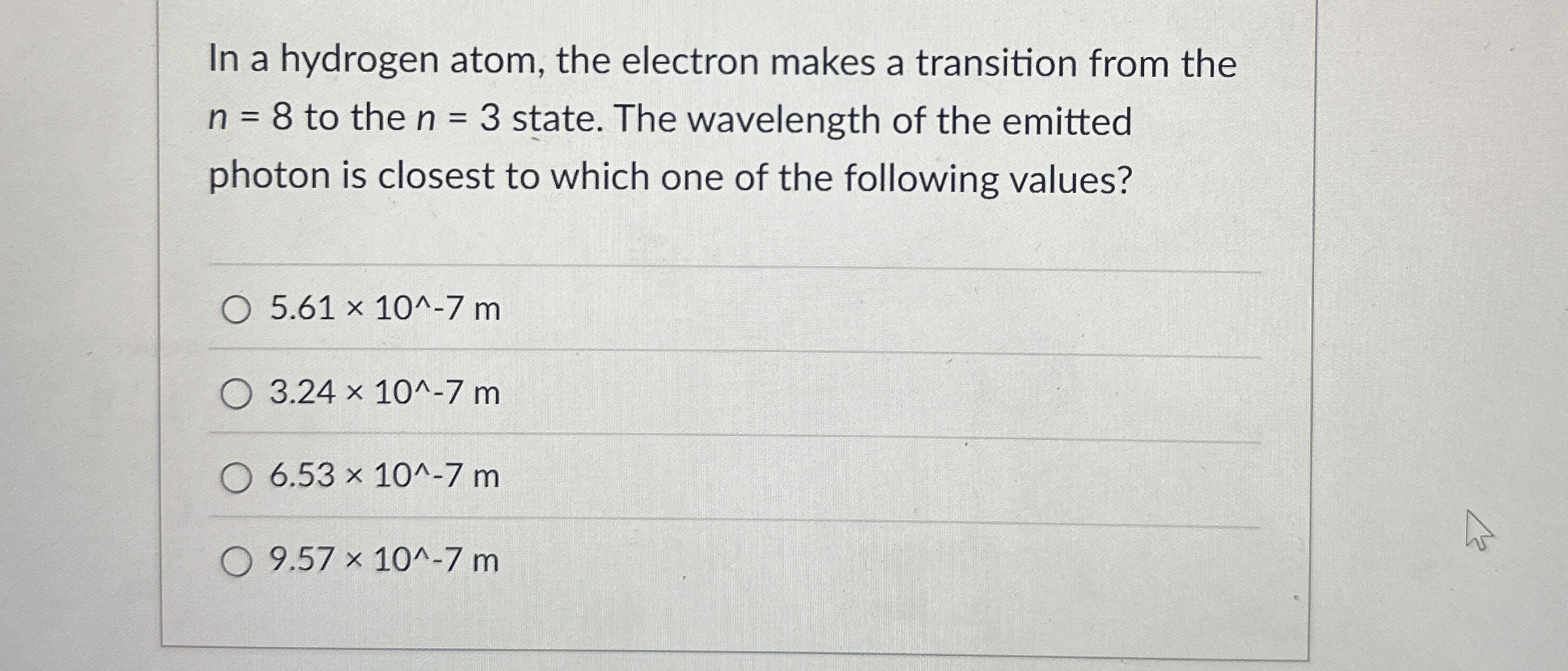 In a hydrogen atom, the electron makes a
