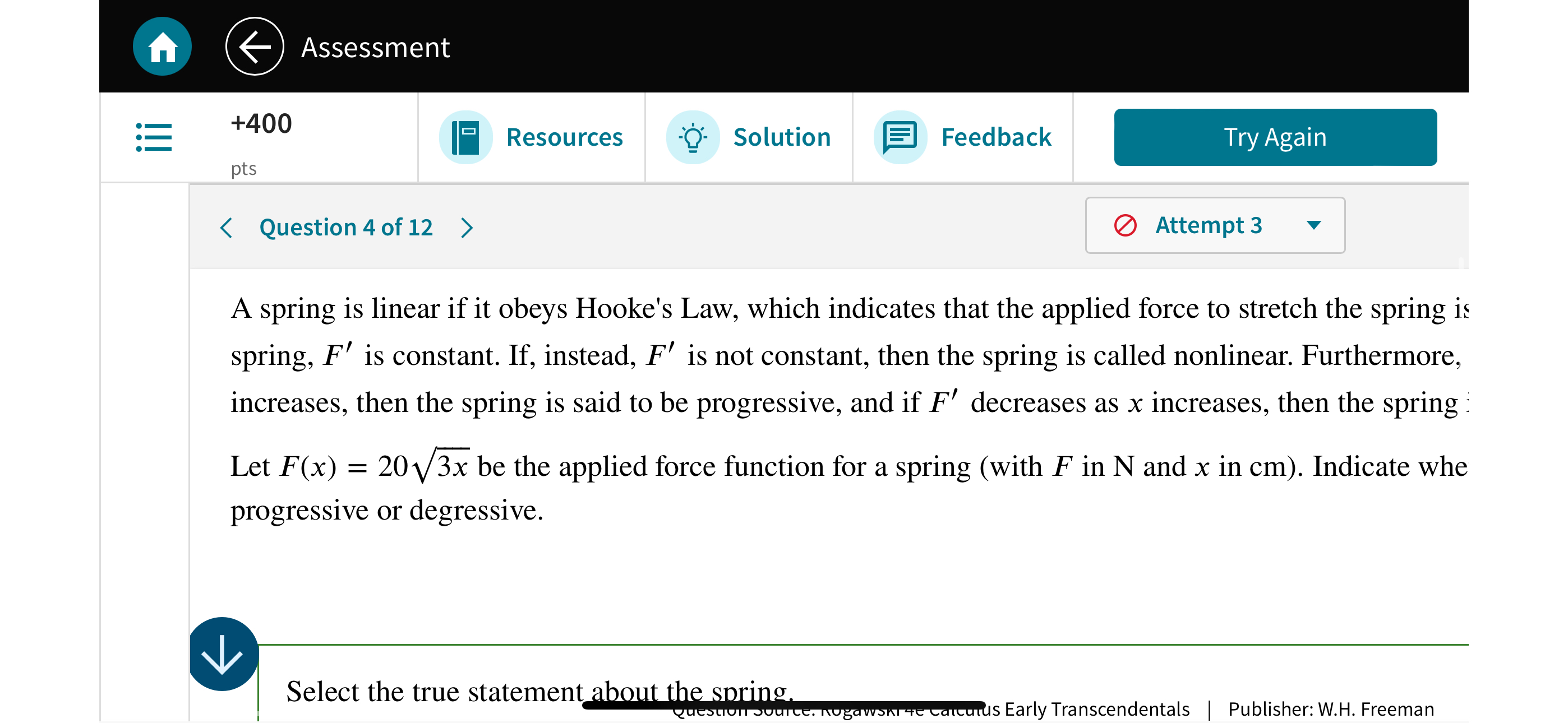( 1 ) Assessment + 4 0 0 Resources Solution