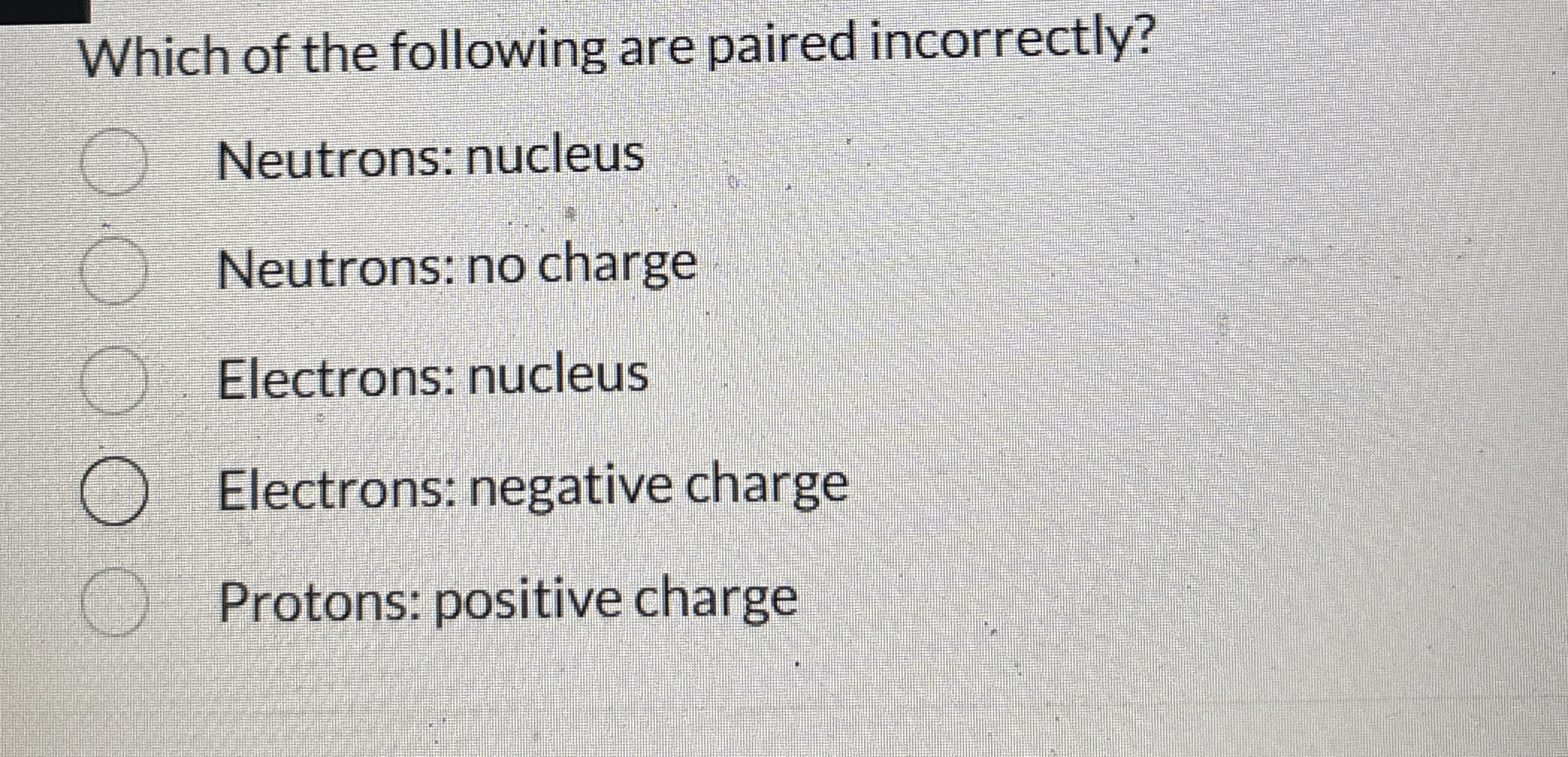 Which of the following are paired incorrectly?