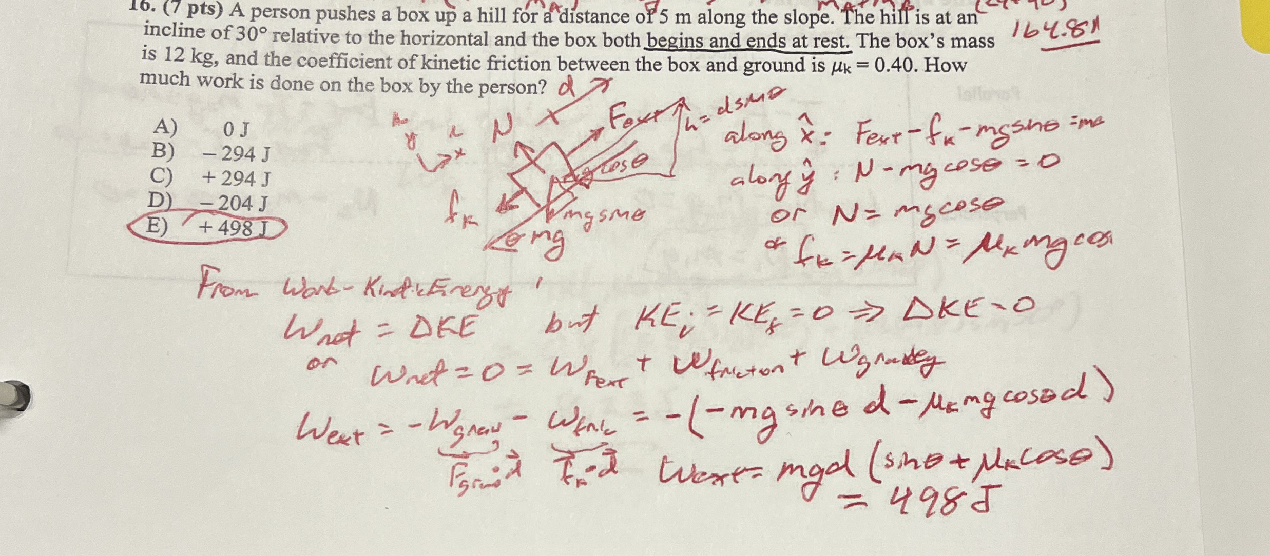 The red writing on the picture is correct I just