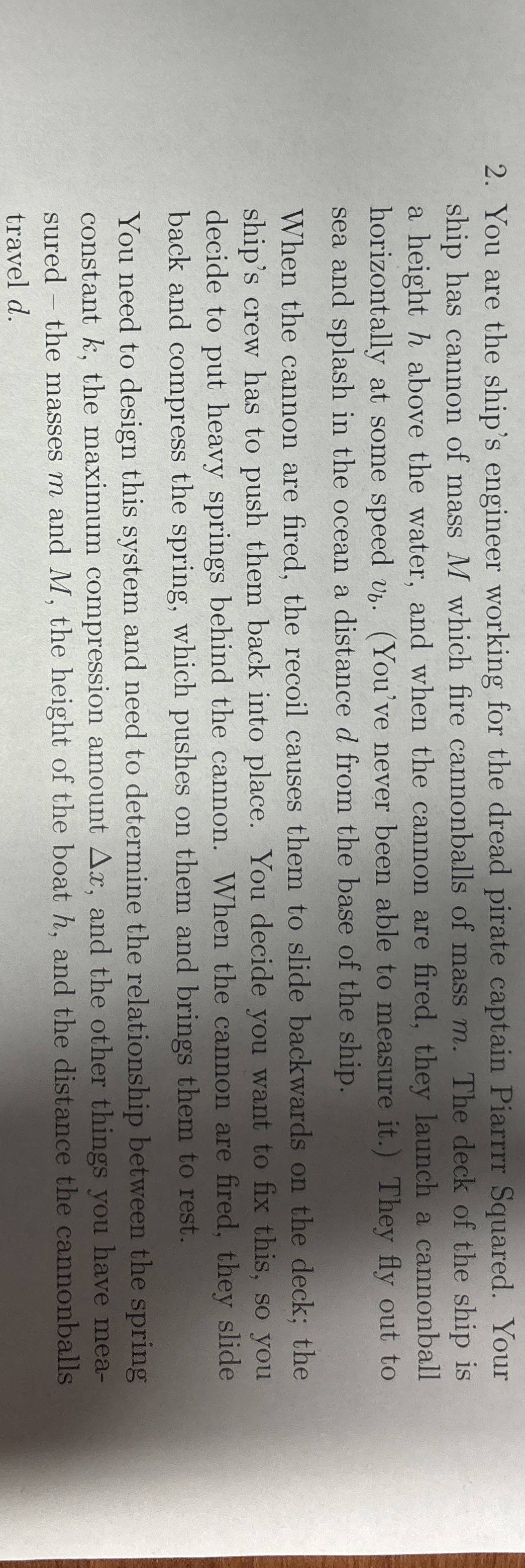 You are the ship's engineer working for the dread