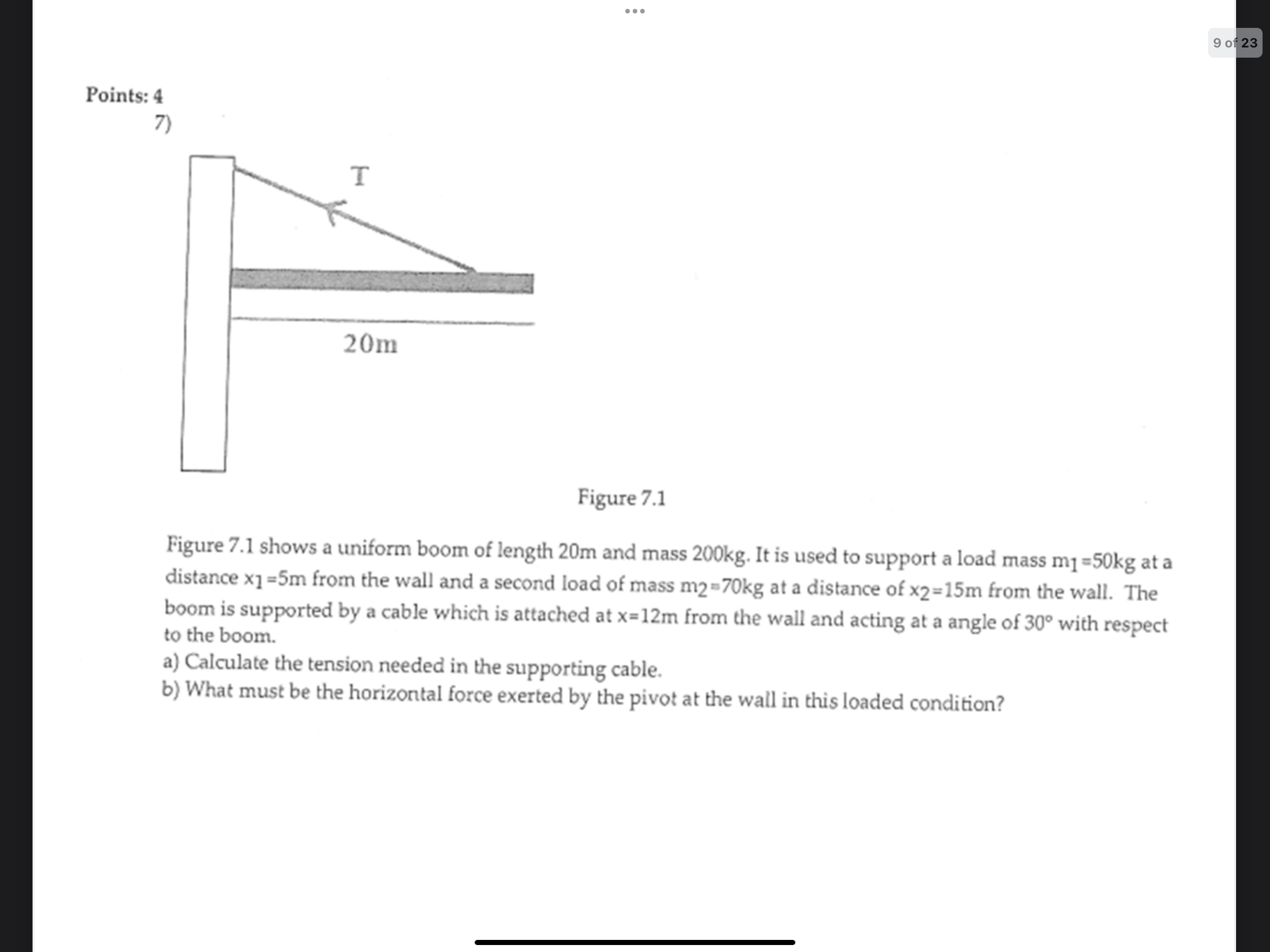 9 of 2 3 Points: 4 Figure 7 . 1 Figure 7 . 1