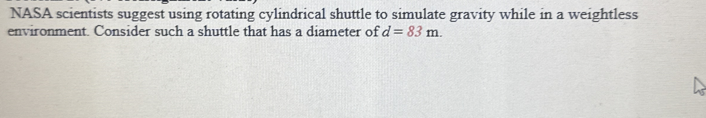 NASA scientists suggest using rotating