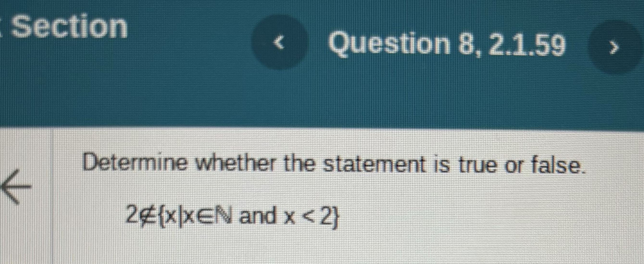 code class = "asciimath" > 2 Determine whether