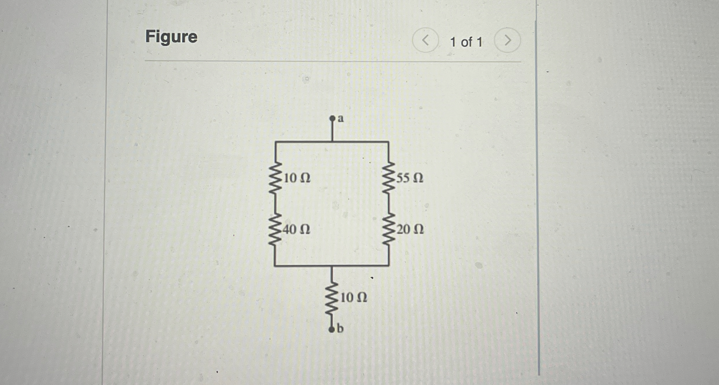 Figure 1 of 1 What is the equivalent resistance