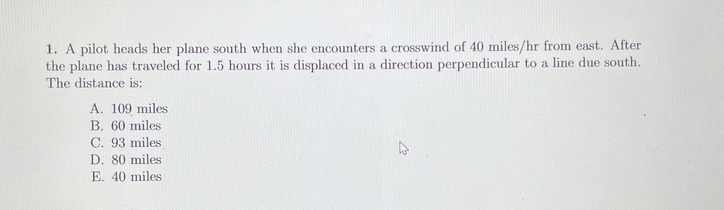 A pilot heads her plane south when she encounters