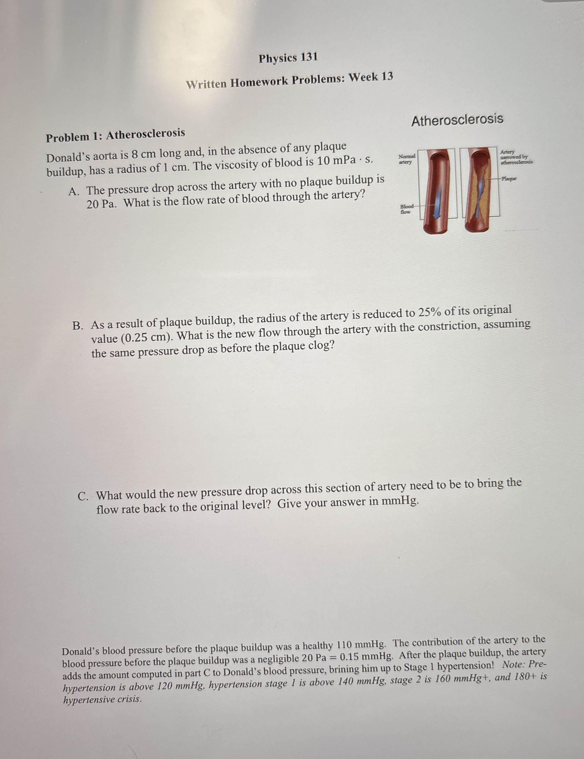 Physics 1 3 1 Written Homework Problems: Week 1 3