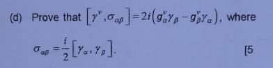 ( d ) Prove that