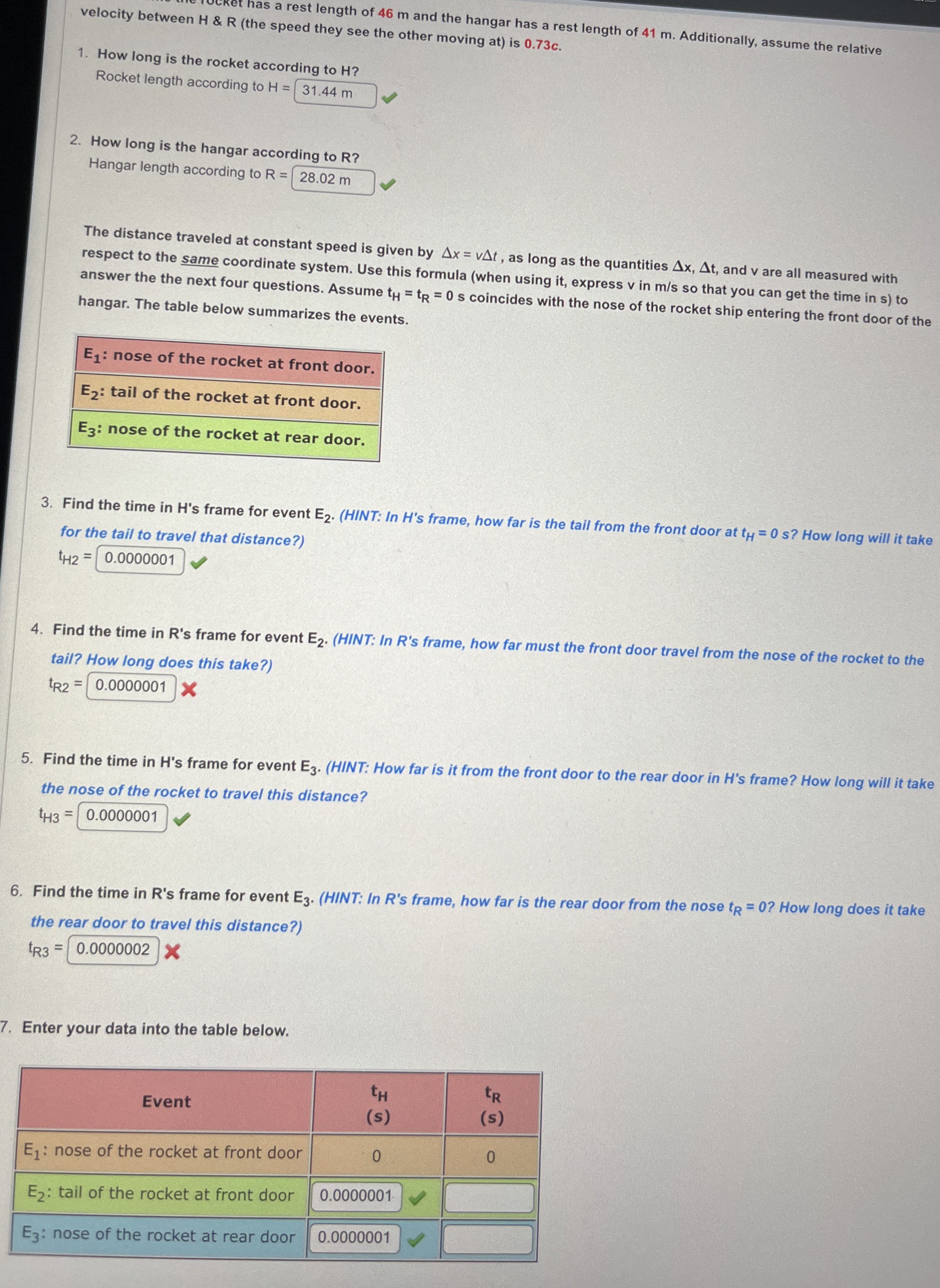 and the hangar has a rest length of 4 1 m .