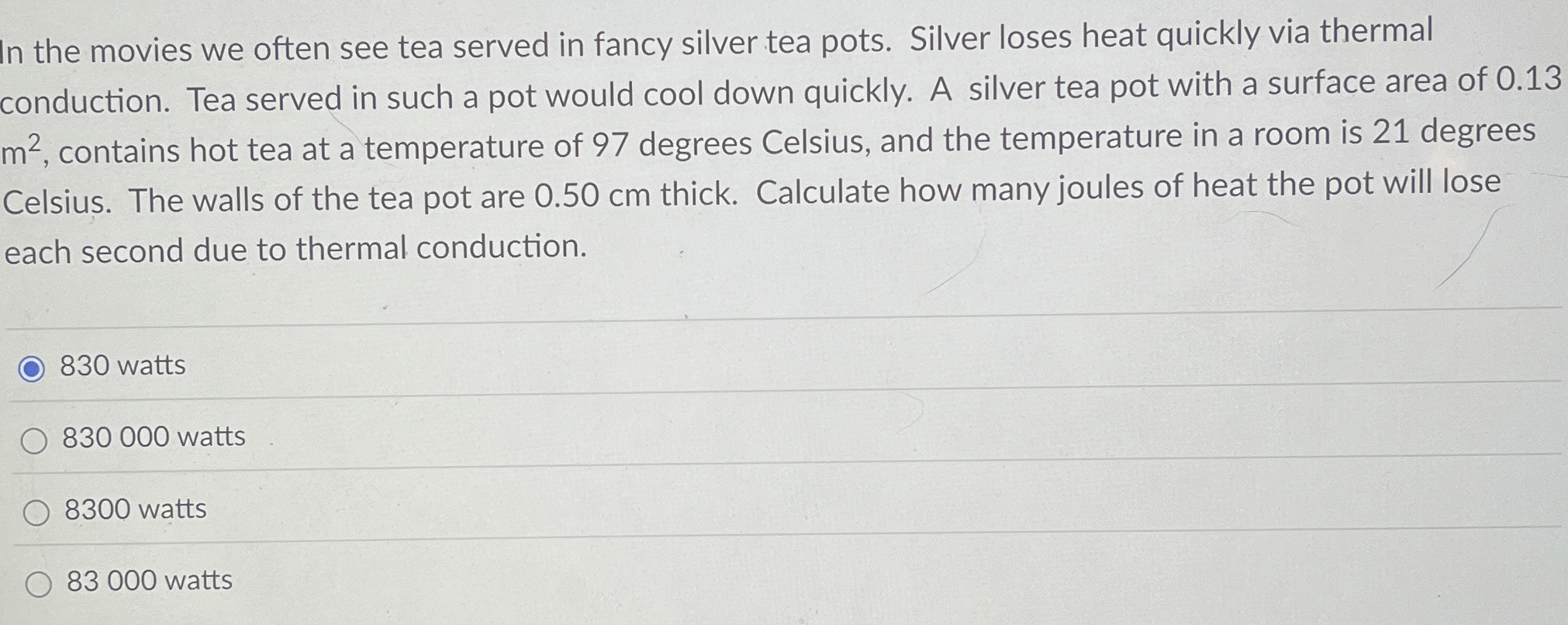 In the movies we often see tea served in fancy