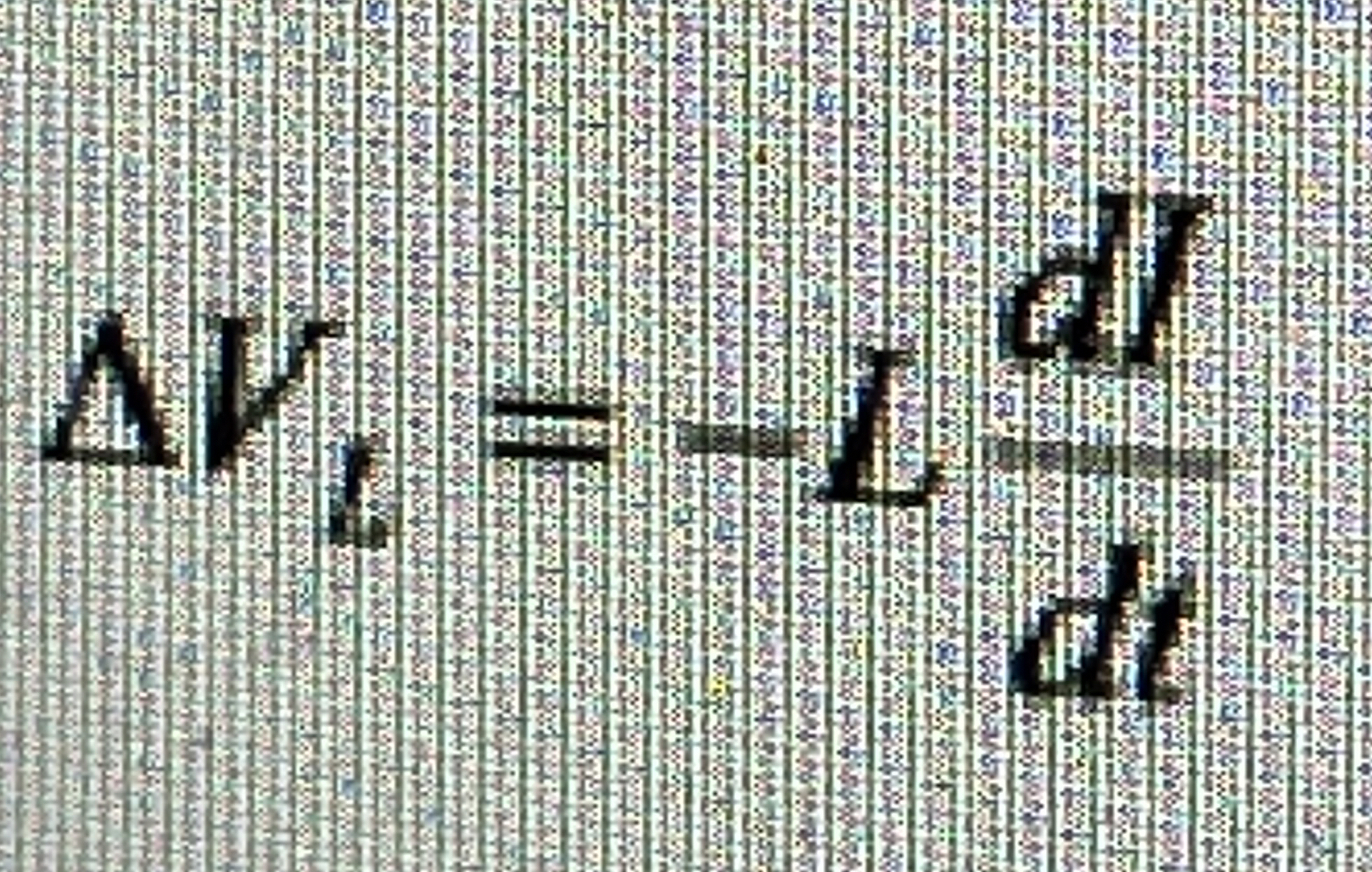 V L = - L d I d t Defien the formula and its