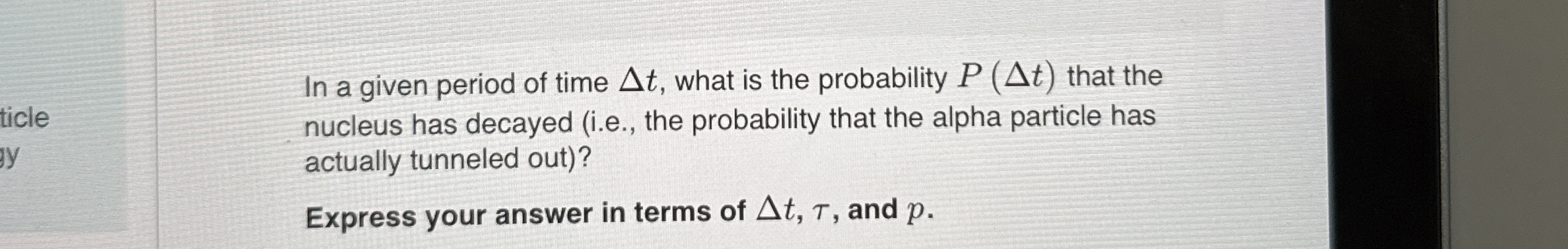 In a given period of time t , what is the