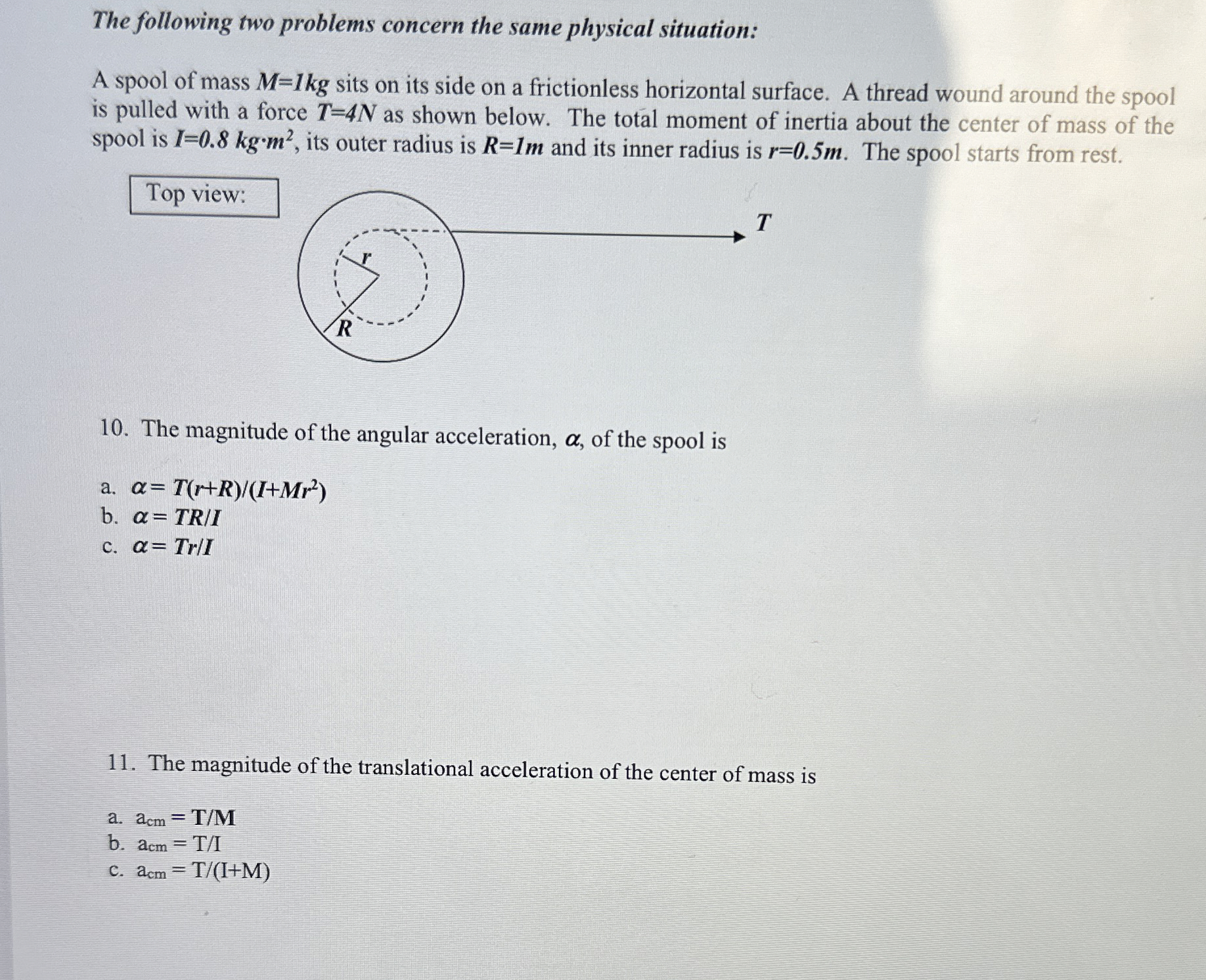 The following two problems concern the same