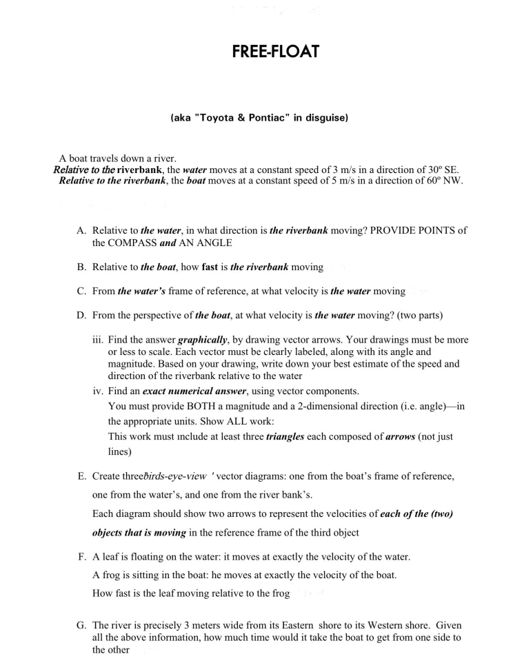 FREE - FLOAT ( aka "Toyota & Pontiac" in disguise