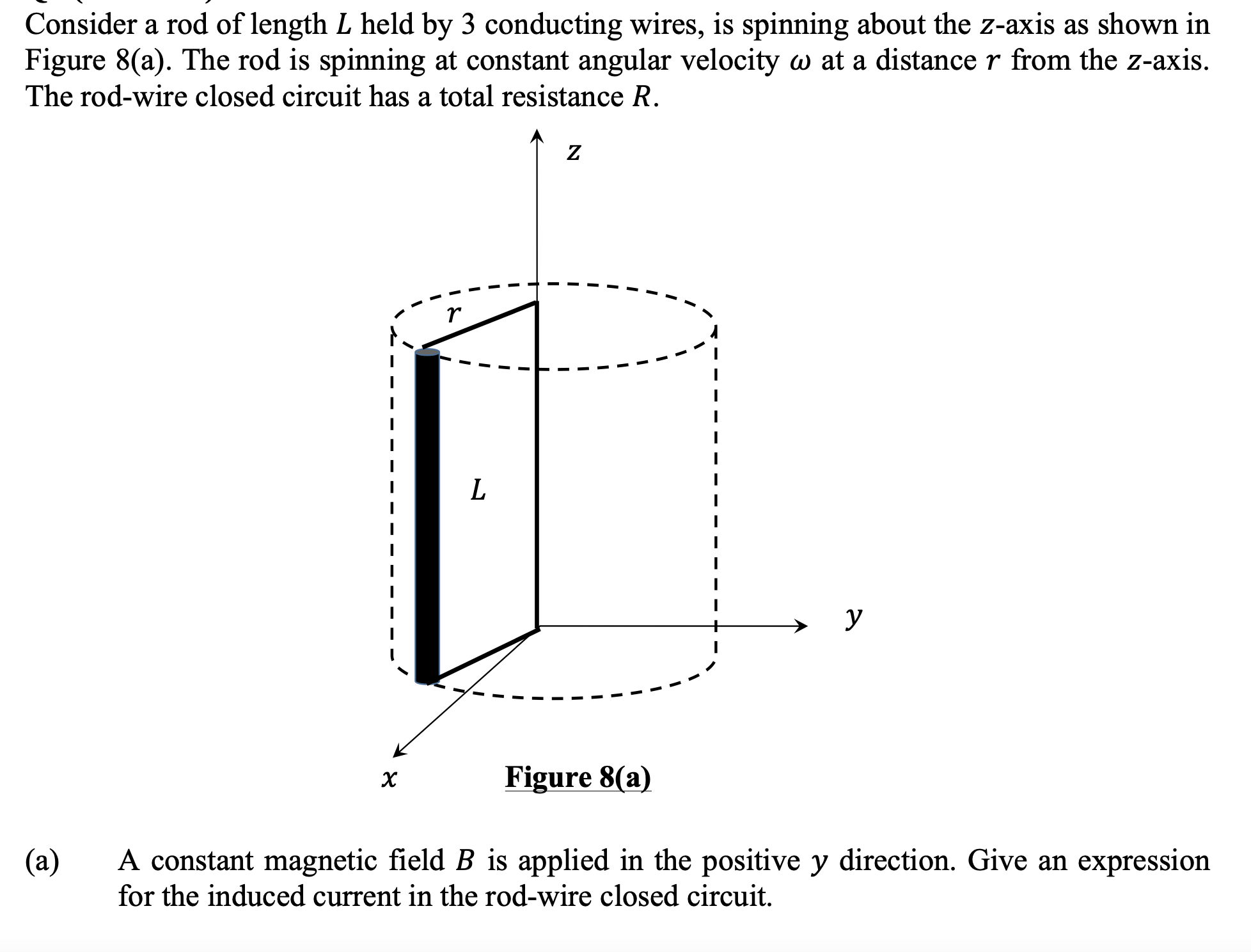 Consider a rod of length \ ( L \ ) held by 3