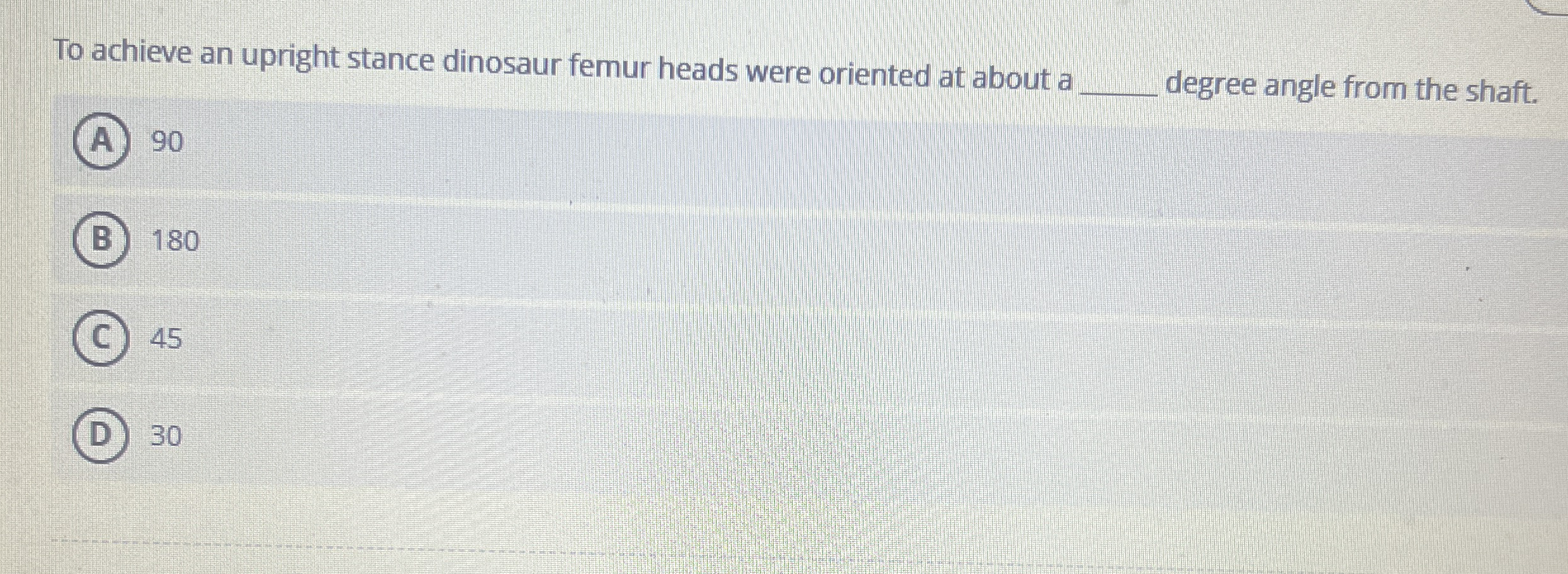 To achieve an upright stance dinosaur femur heads