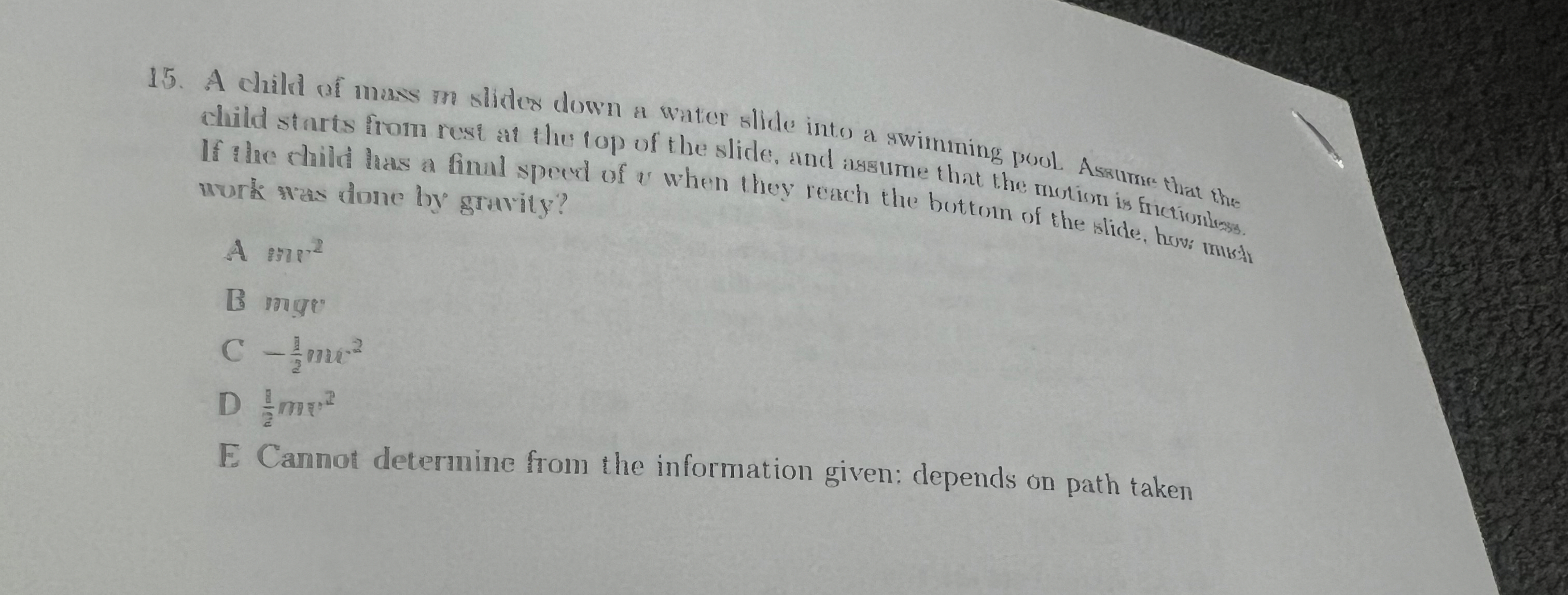 A Chald of mans on stide down a water slide intor