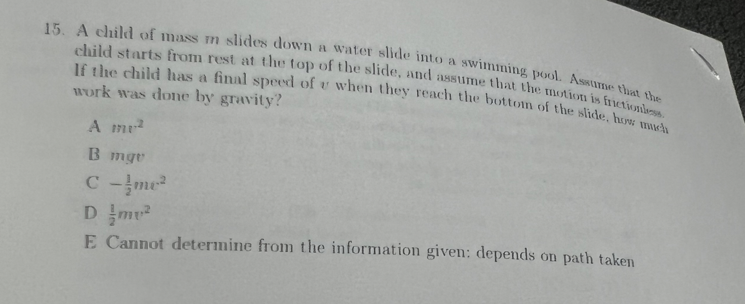 A child of mase on slider down a water slide