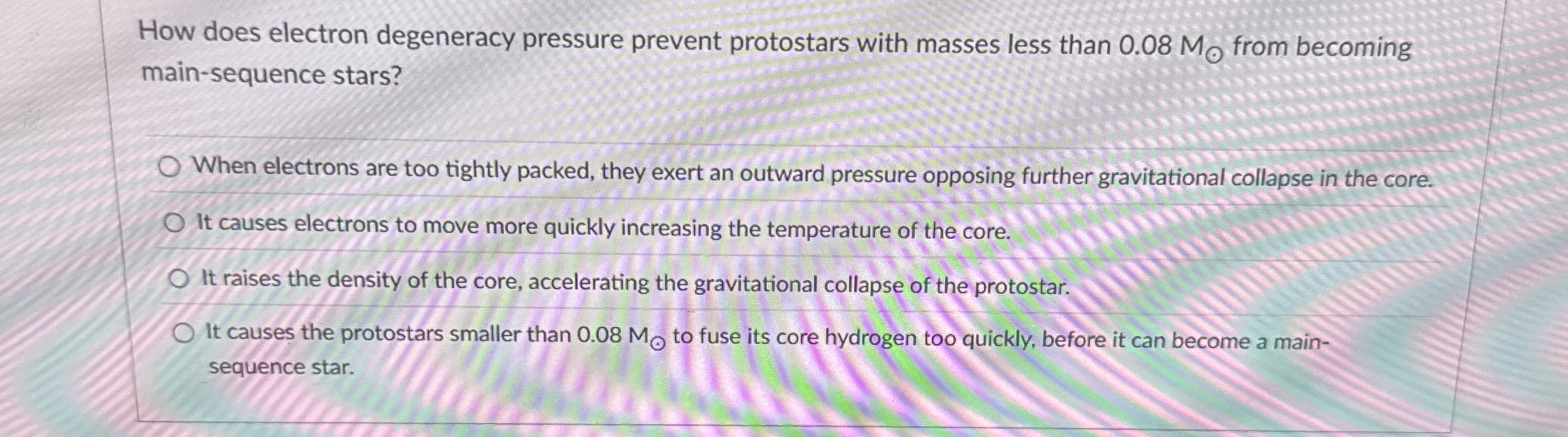 How does electron degeneracy pressure prevent
