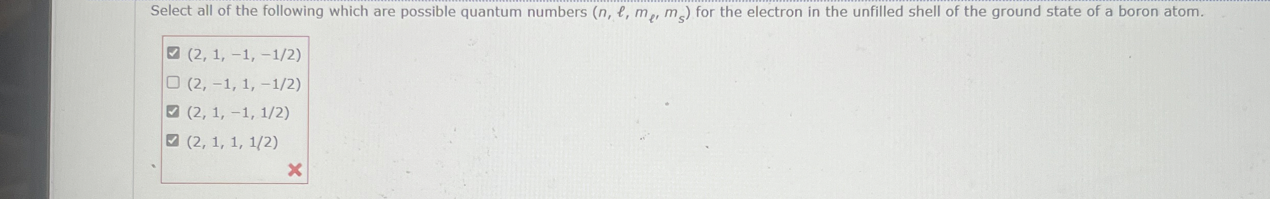 Select all of the following which are possible