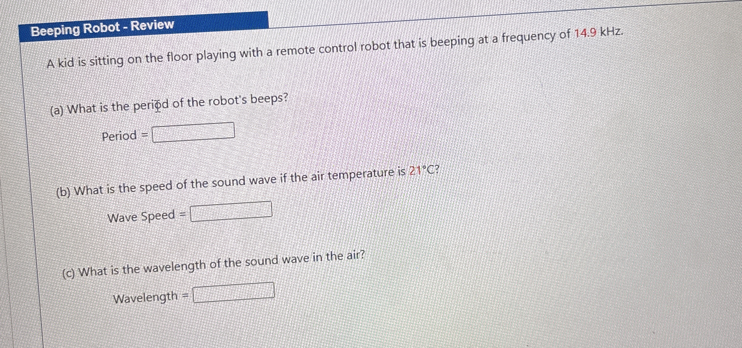 Beeping Robot - Review A kid is sitting on the