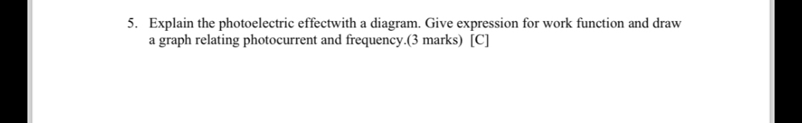 Explain the photoelectric effectwith a diagram.