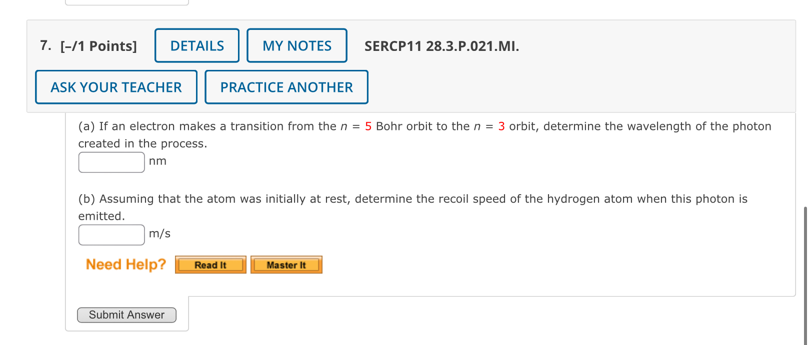 [ - / 1 Points ] SERCP 1 1 2 8 . 3 . P . 0 2 1 .