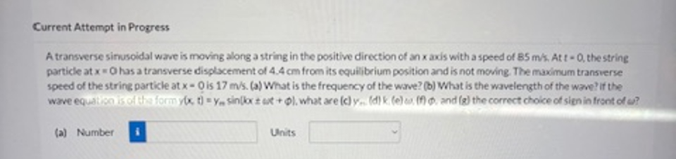 Current Attempt in Progress A transverse