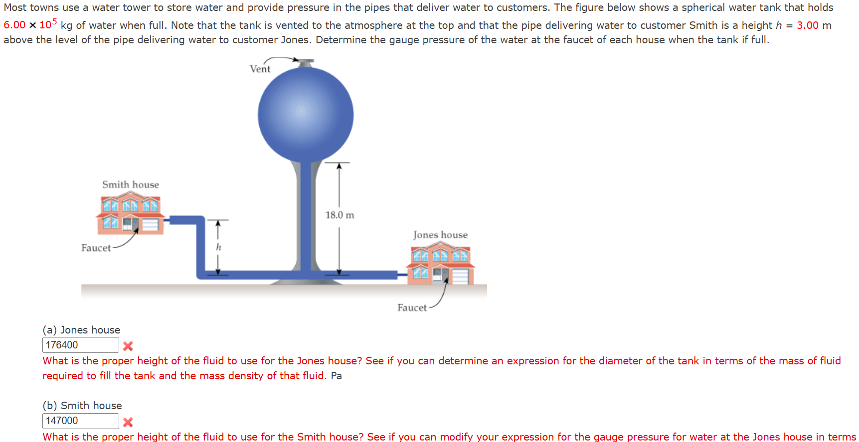 Most towns use a water tower to store water and