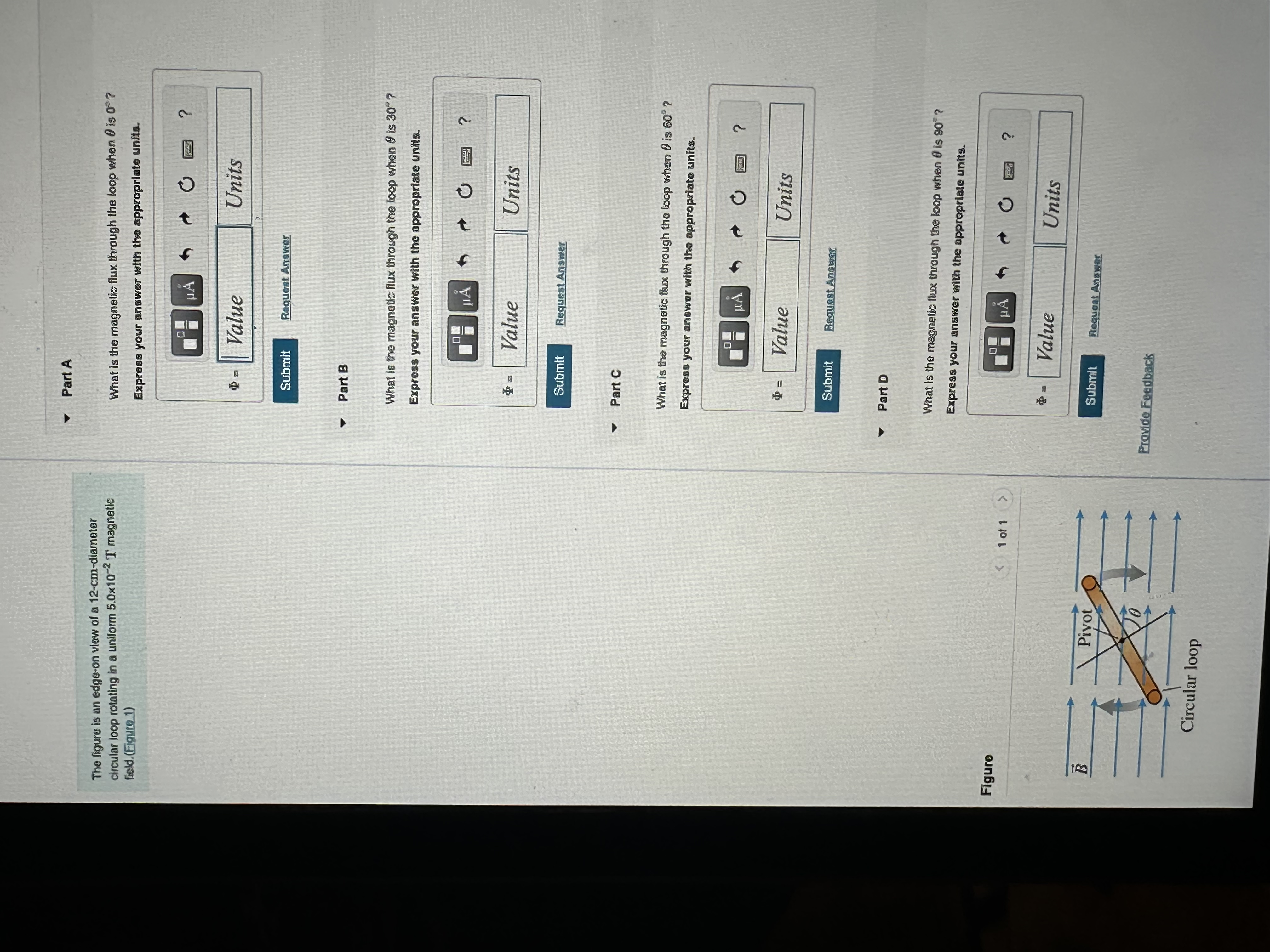 The foure is an edge - on view of a 1 2 - cm -