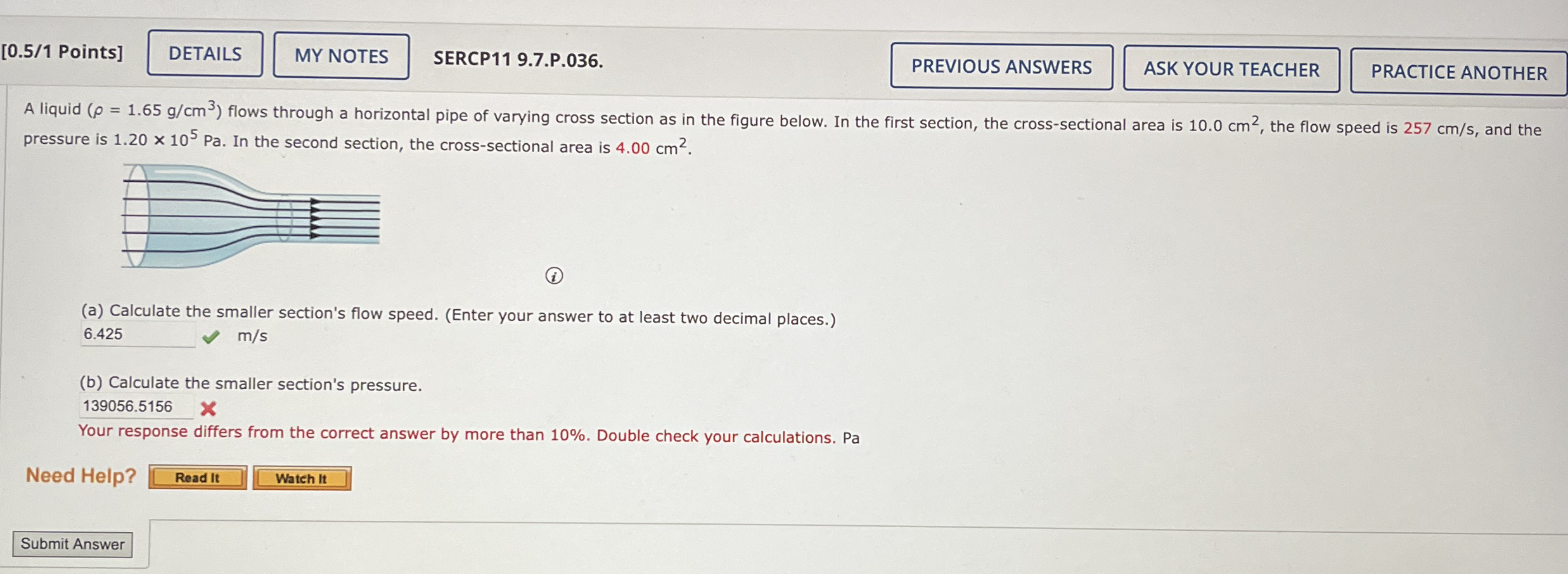[ 0 . 5 / 1 Points ] SERCP 1 1 9 . 7 . P . 0 3 6