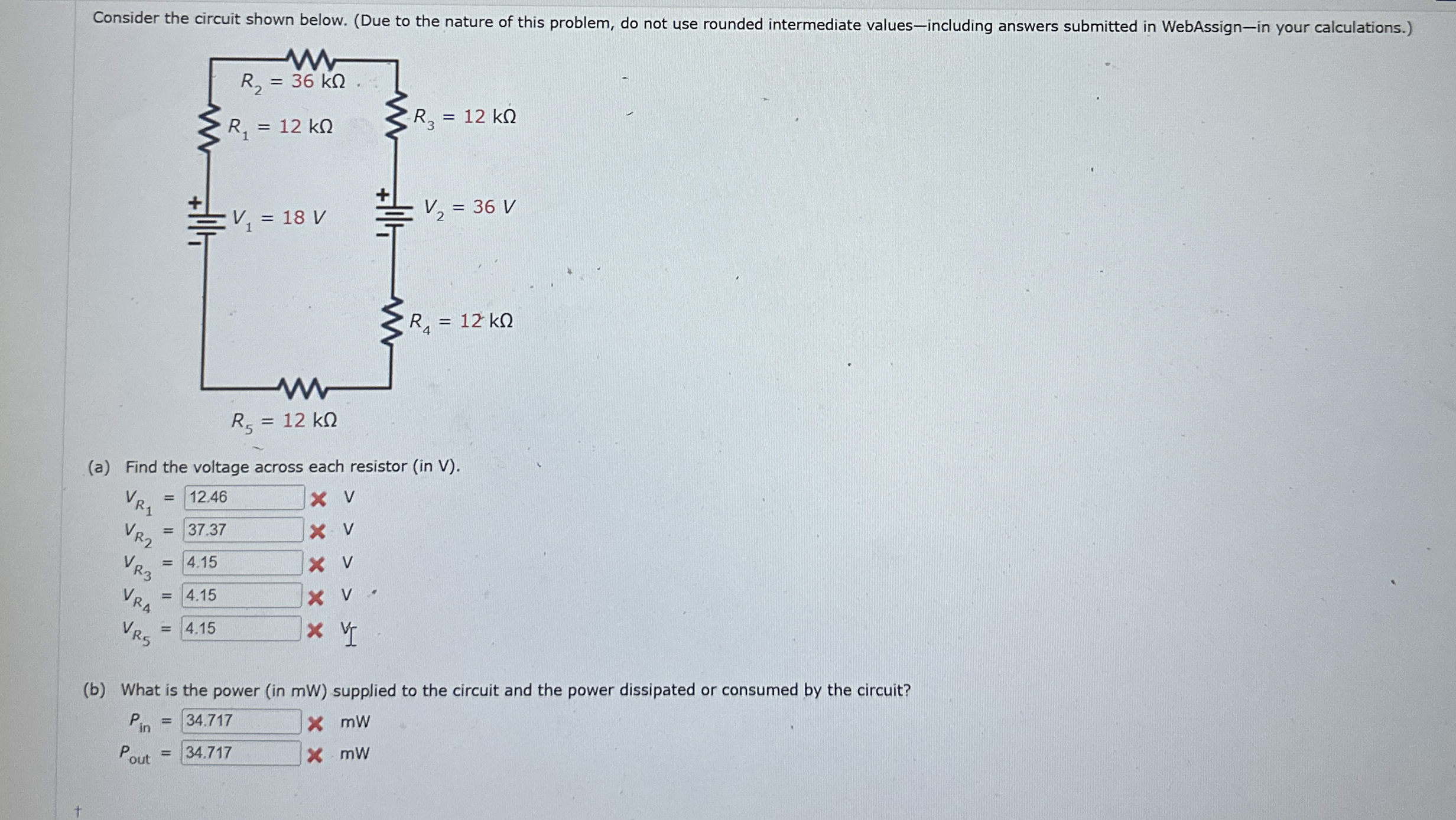 Consider the circuit shown below. ( Due to the