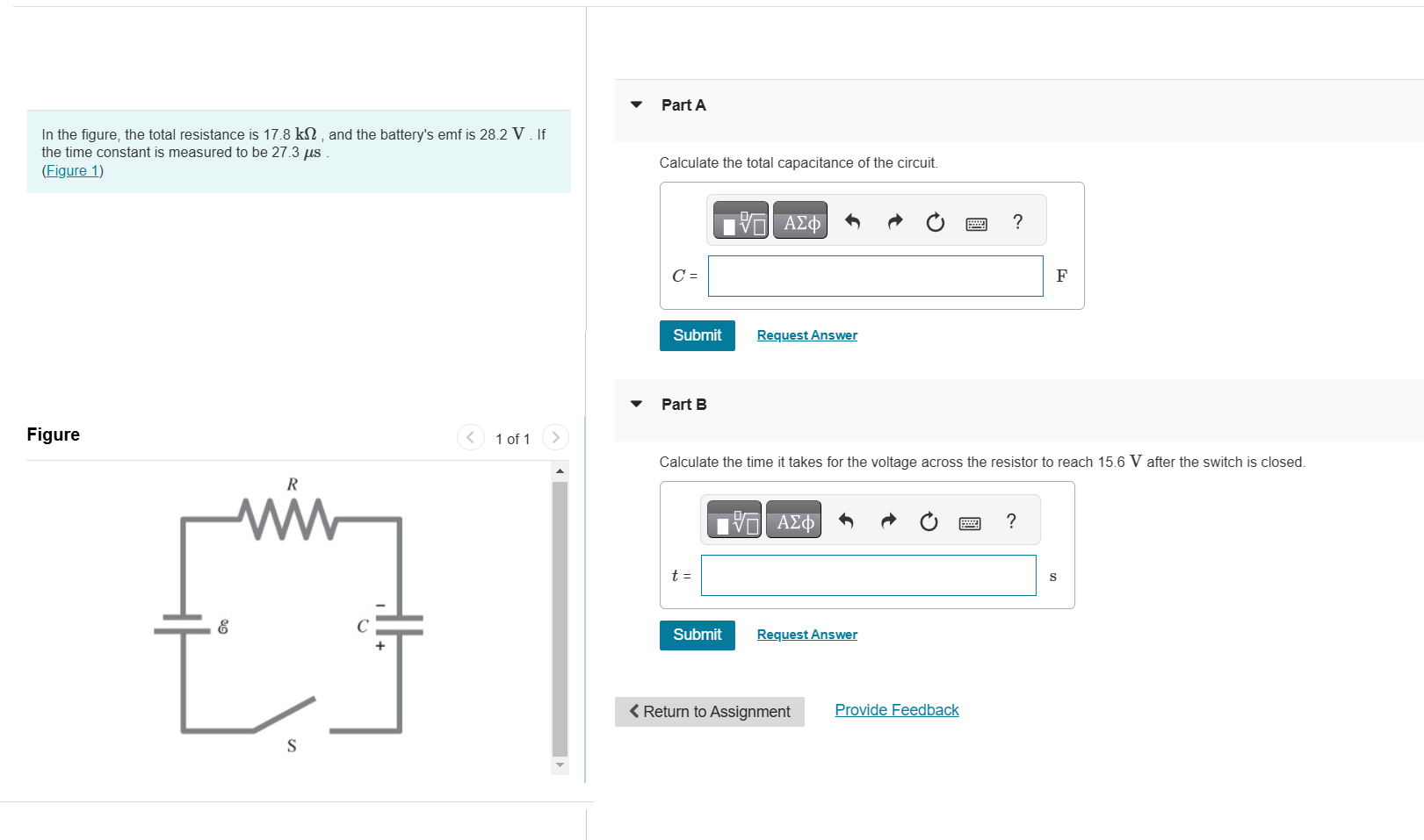 In the figure, the total resistance is \ ( 1 7 .