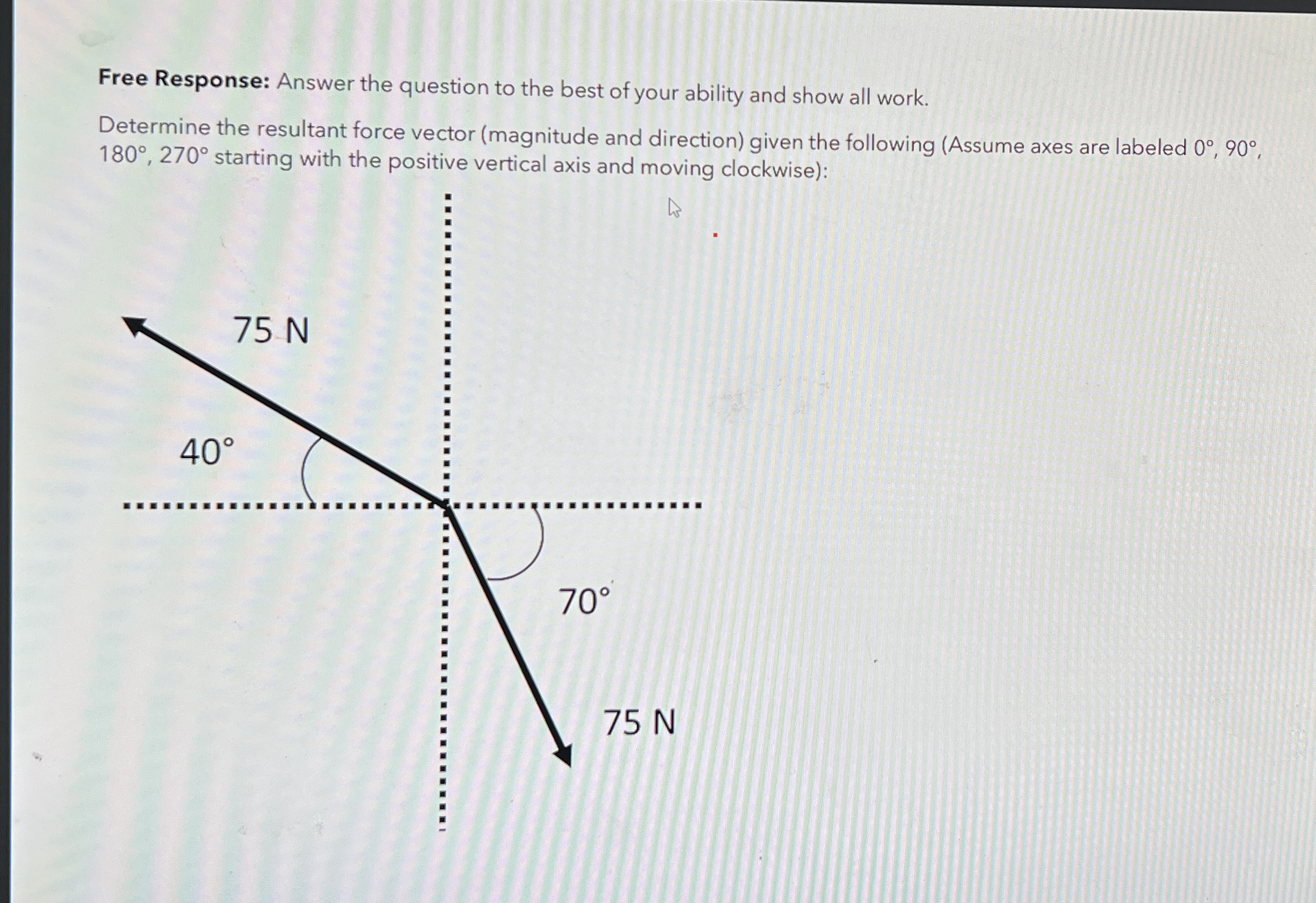 Free Response: Answer the question to the best of