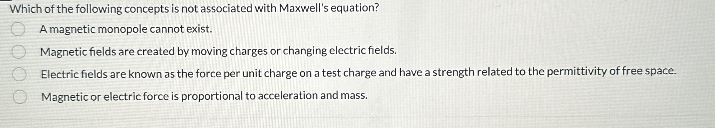 Which of the following concepts is not associated