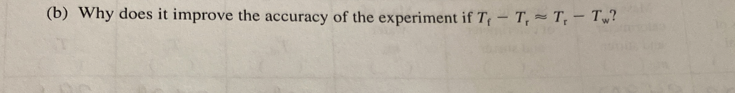 ( b ) Why does it improve the accuracy of the