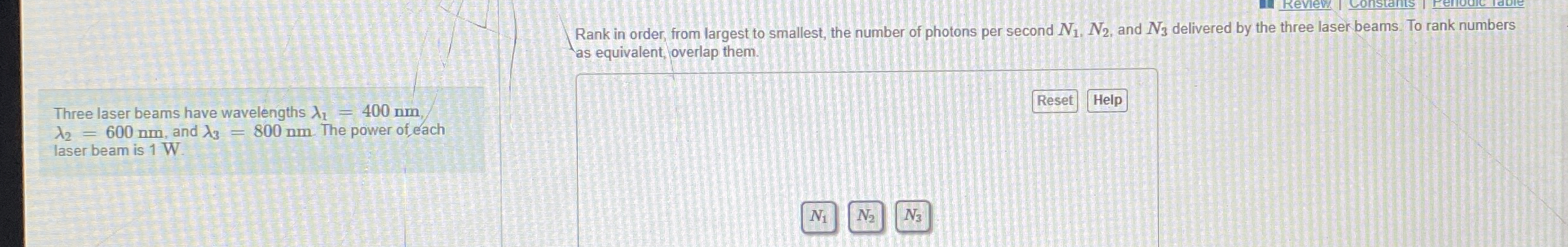 Rank in order, from largest to smallest, the