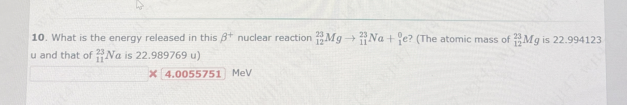 What is the energy released in this + nuclear