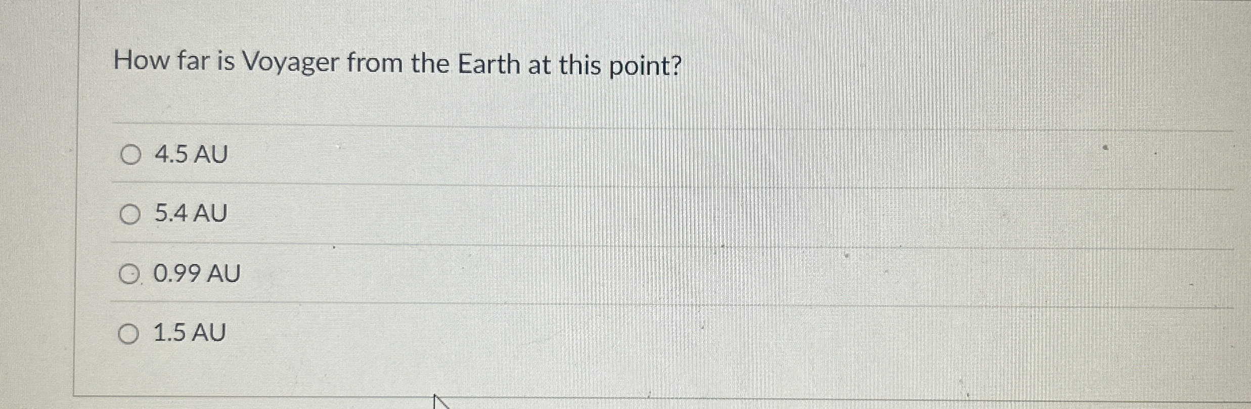 How far is Voyager from the Earth at this point?
