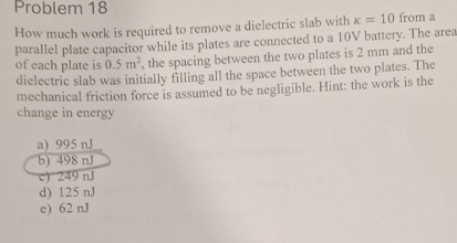 Problem 1 8 How much work is required to remove a