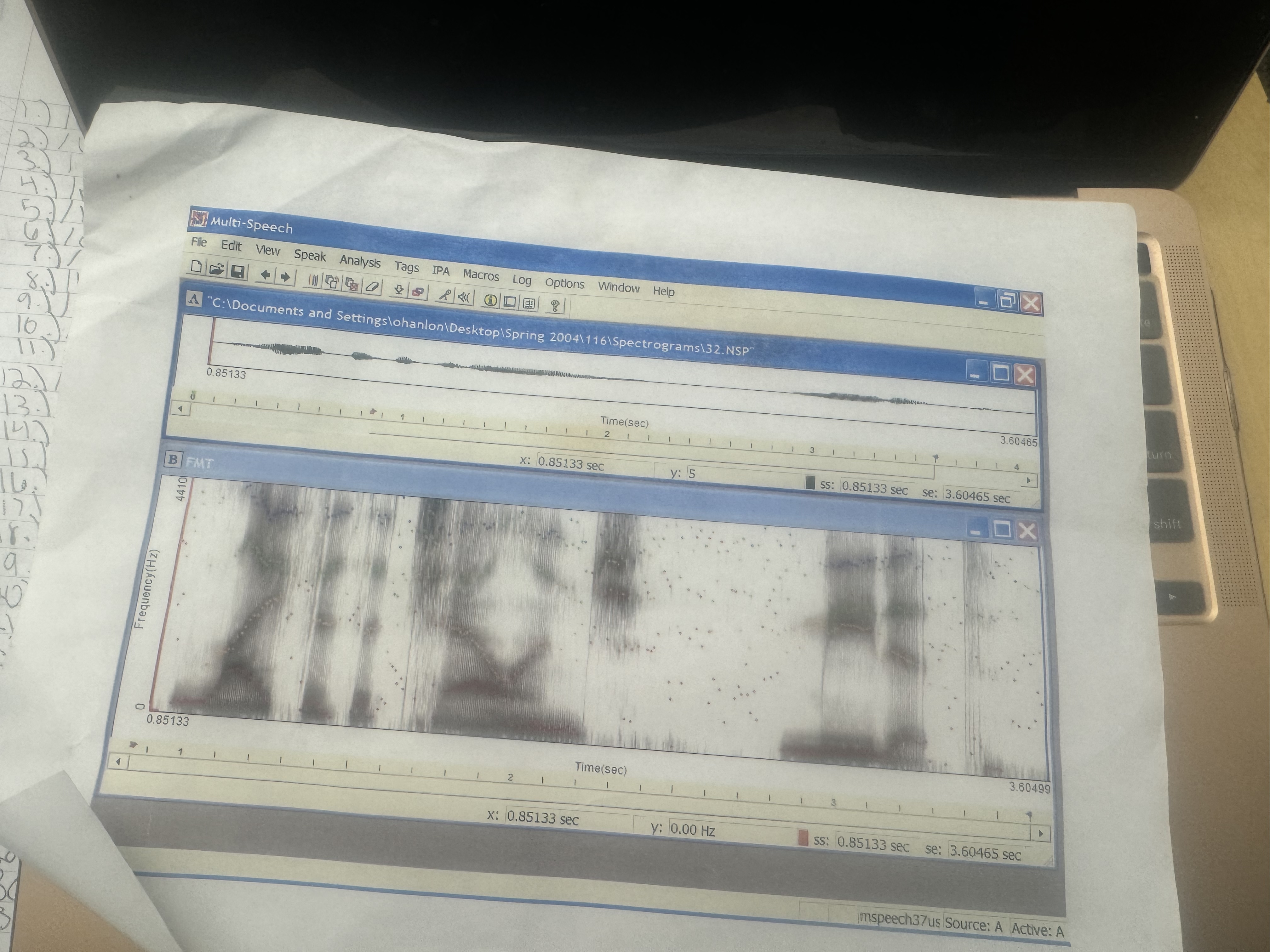 Multi - Speech File Edit Vew Speak Analysis Tags