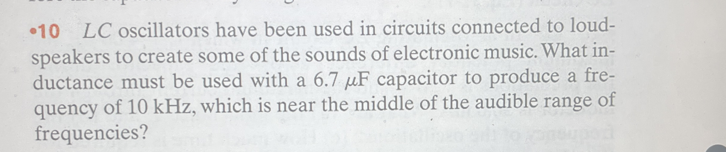 - 1 0 LC oscillators have been used in circuits