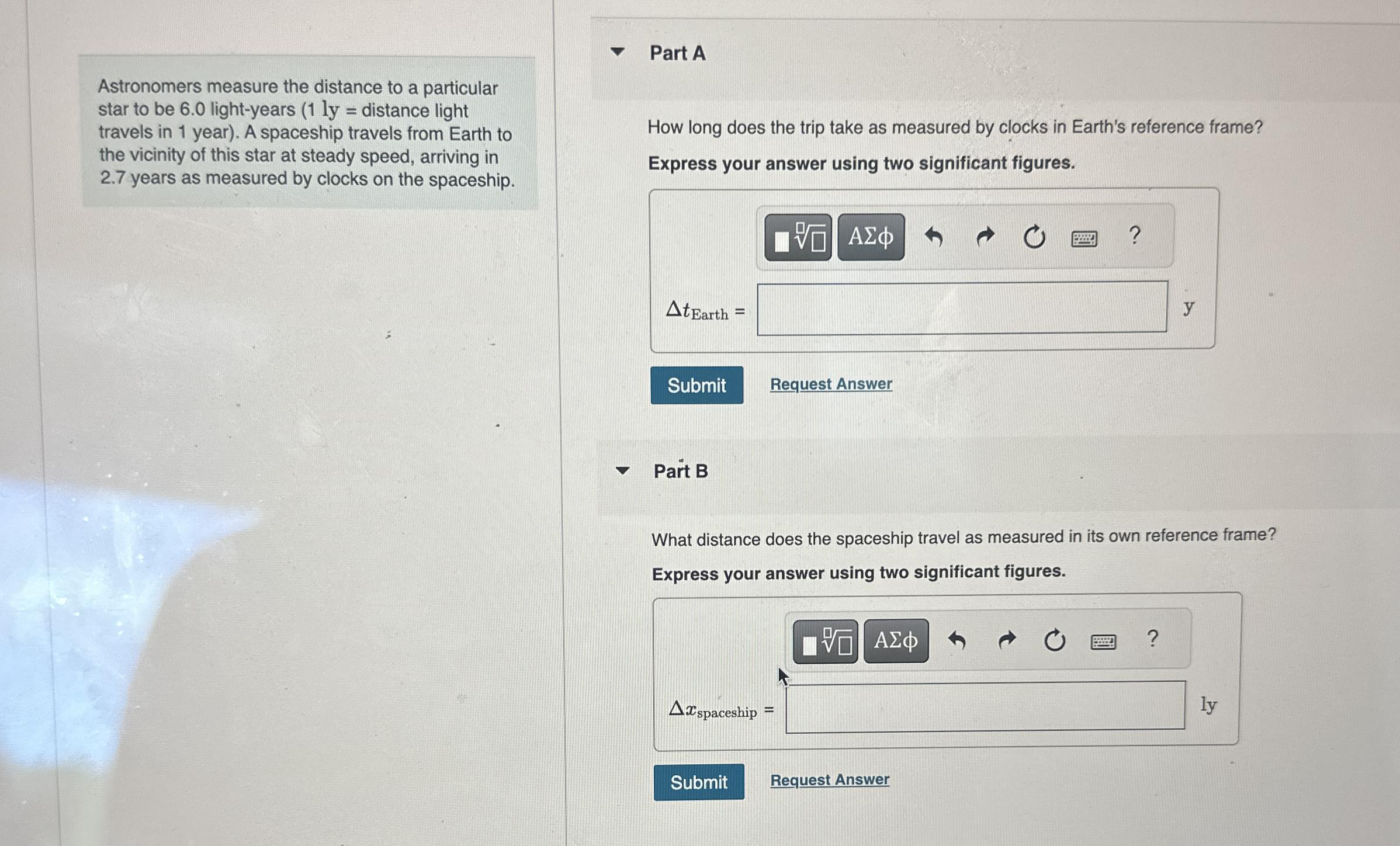 Astronomers measure the distance to a particular