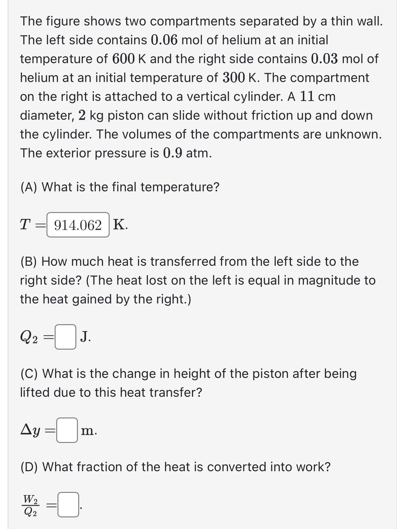 The figure shows two compartments separated by a