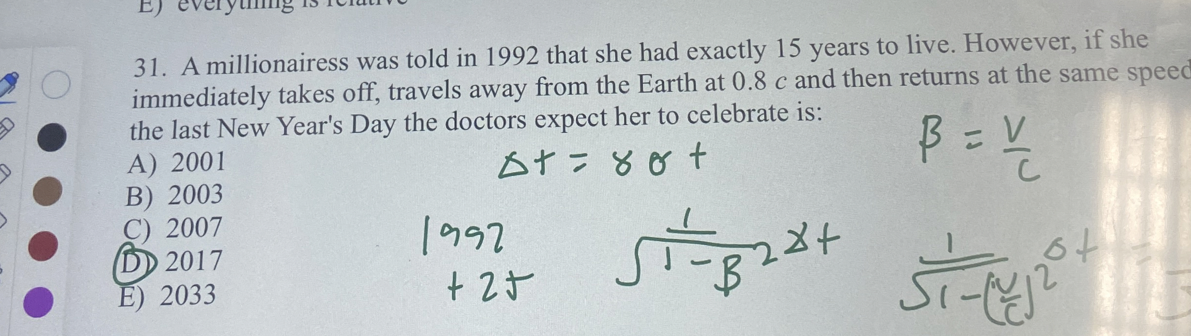 A millionairess was told in 1 9 9 2 that she had