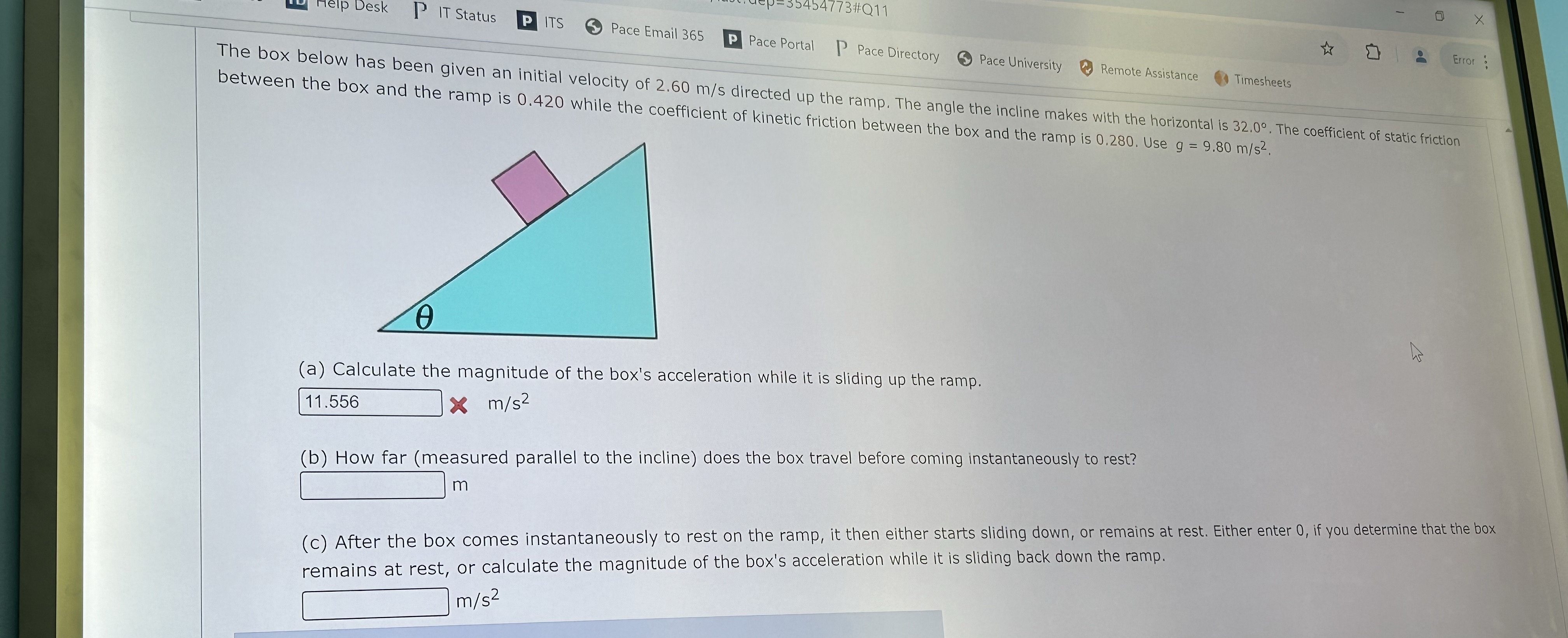melp Desk P IT status ITS Pace Email 3 6 5 Pace